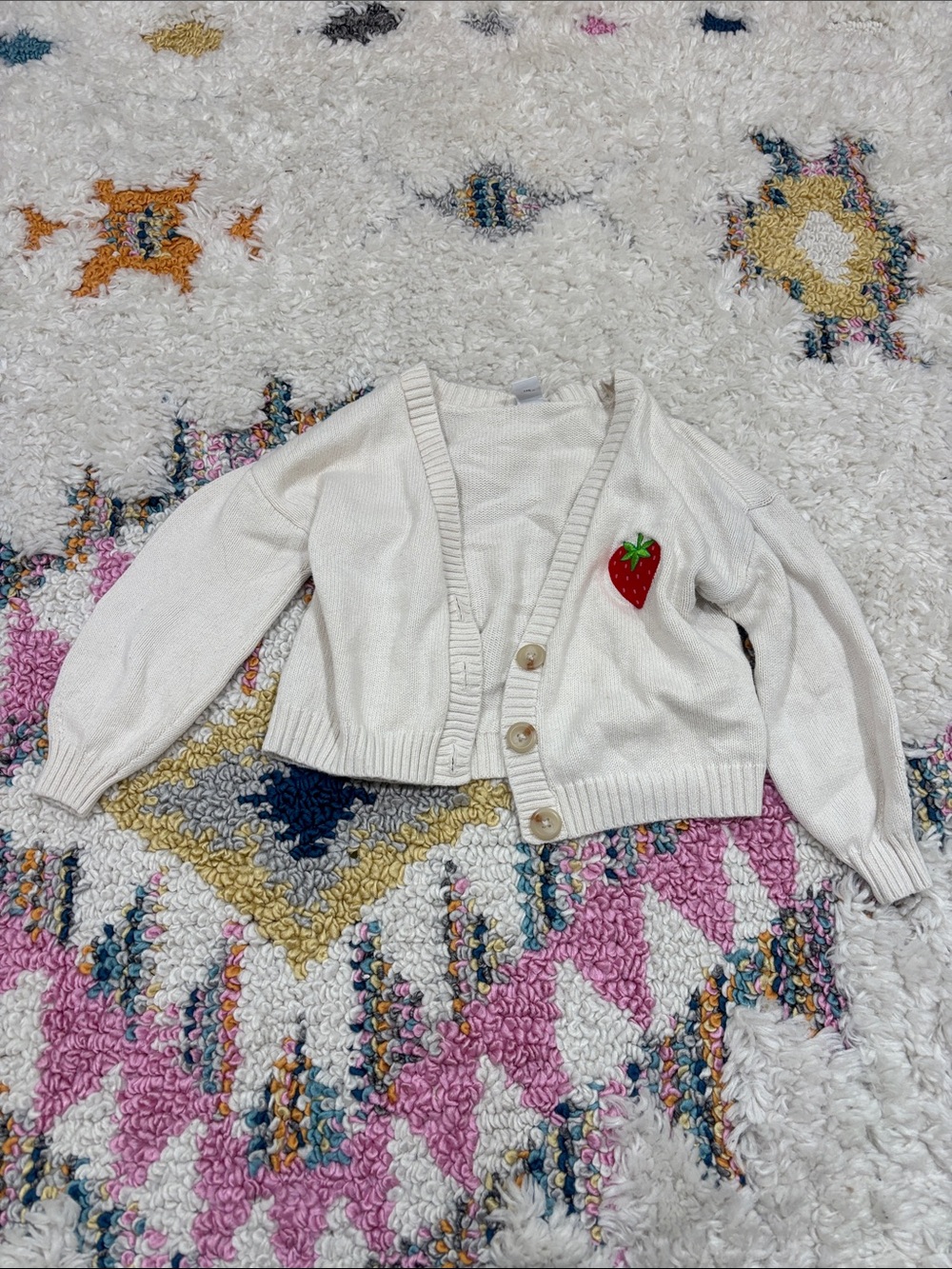 Old Navy Strawberry Cardigan